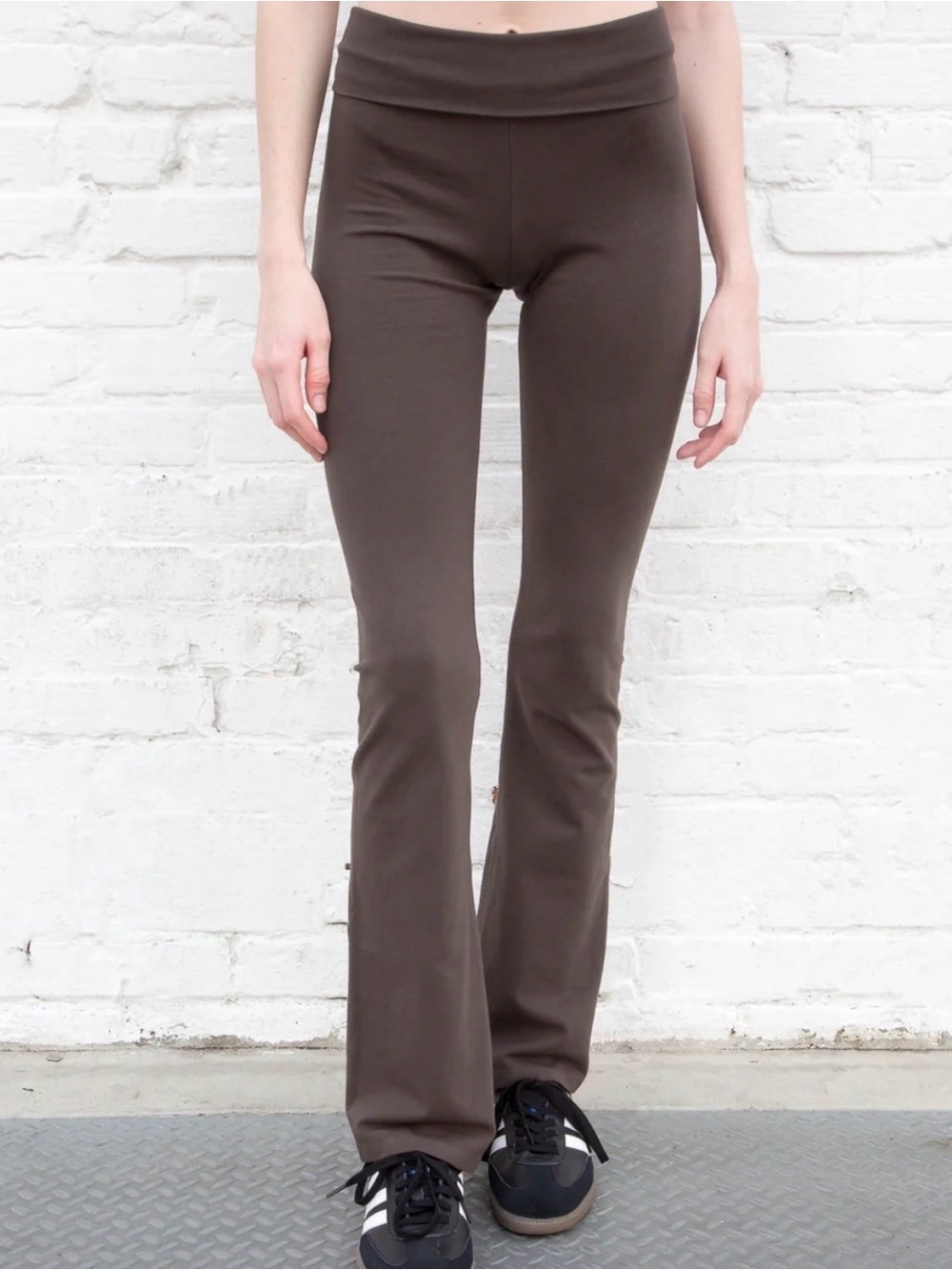 Brandy Melville Brown Bootcut Stretch Pants
